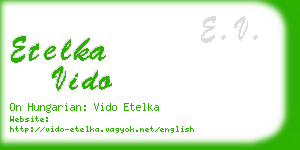 etelka vido business card